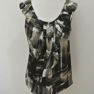 HANII Y abstract print bouse